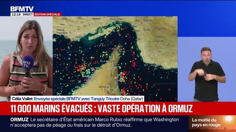 DÉTROIT D’ORMUZ: 11 000 MARINS DOIVENT ÊTRE ÉVACUÉS
