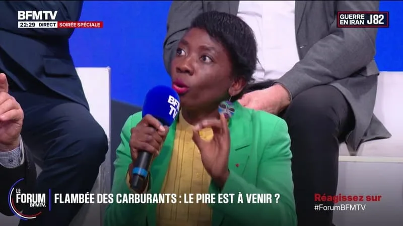 FORUM BFMTV – “IL FAUT DEMANDER À CEUX QUI ONT PROFITÉ DE LA GUERRE, QUI ONT FAIT DES MILLIARDS DE SUPERPROFITS, D’ACCEPTER QUE LEUR MARGE SOIT UN PEU MOINS GRANDE”, DÉCLARE DANIÈLE OBONO, DÉPUTÉE “LA FRANCE INSOUMISE”