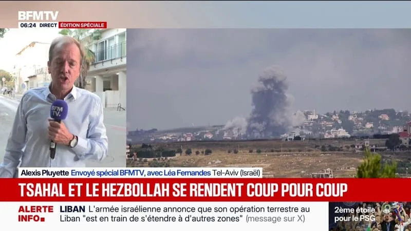 GUERRE AU MOYEN-ORIENT: TSAHAL ET LE HEZBOLLAH SE RENDENT COUP POUR COUP