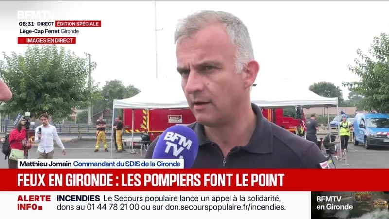 NUIT CALME, 42.000 HECTARES RAVAGÉS, 6 NOUVEAUX DÉPARTS DE FEU… LES POMPIERS FONT UN POINT SUR L’INCENDIE EN GIRONDE