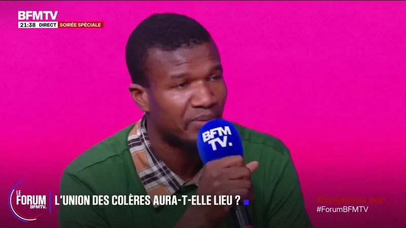 FORUM BFMTV – COLÈRE LYCÉENNE: « UNE NATION QUI N’ÉCOUTE PAS SES JEUNES N’EST PLUS DIGNE » ESTIME IBRAHIM, CONDUCTEUR DE POIDS LOURD
