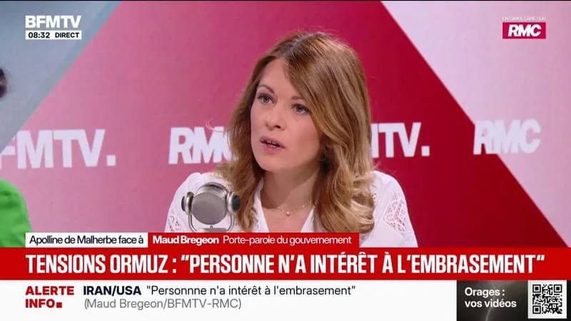 HAUSSE DU PRIX DU PÉTROLE : « PERSONNE N’A INTÉRÊT À L’EMBRASEMENT », ASSURE MAUD BREGEON, PORTE-PAROLE DU GOUVERNEMENT