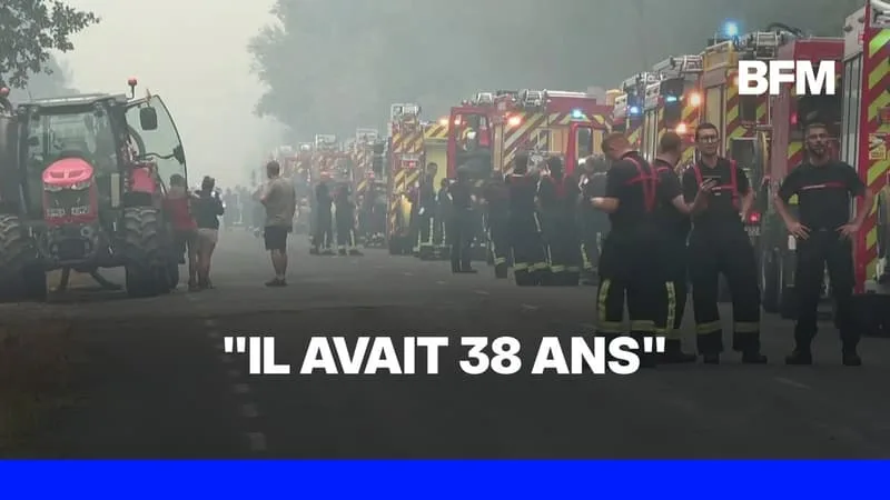 INCENDIE: UN POMPIER DES BOUCHES-DU-RHÔNE EST MORT « DANS L’EXERCICE DE SES FONCTIONS »