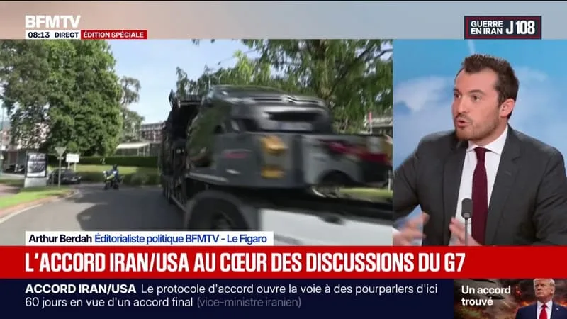 ÉDITO – G7: « LE MENU DES DISCUSSIONS VA ÊTRE TRÈS LARGE ENTRE EMMANUEL MACRON ET DONALD TRUMP »