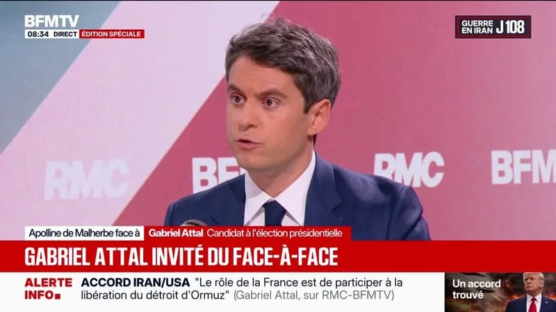 PROJET DE LOI SUR LES « CASSEURS/PAYEURS »: GABRIEL ATTAL « SALUE CETTE PROPOSITION QUI A ÉTÉ FAITE »