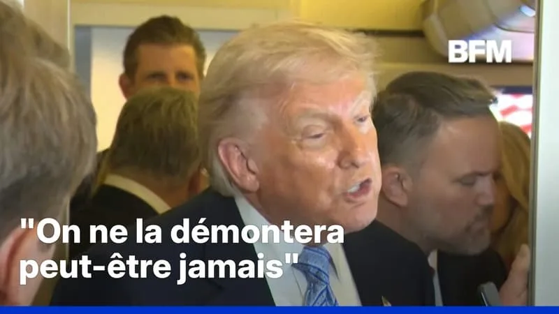 ARÈNE DE MMA À LA MAISON-BLANCHE: DONALD TRUMP LA COMPARE À LA TOUR EIFFEL
