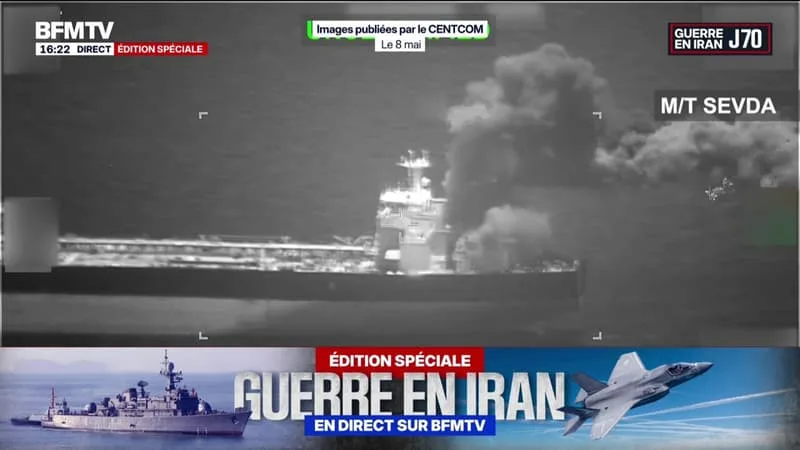 DÉTROIT D’ORMUZ: LES IMAGES DES PÉTROLIERS FRAPPÉS PAR L’ARMÉE AMÉRICAINE