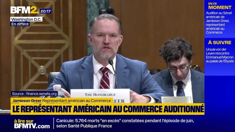 ACEUM: WASHINGTON ESPÈRE DES « ACCORDS INTÉRIMAIRES » AVEC LE CANADA ET LE MEXIQUE « D’ICI À LA FIN DE L’ANNÉE », DÉCLARE JAMIESON GREER