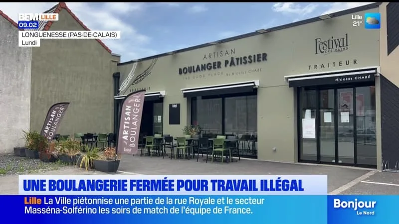 A LONGUENESSE, UNE BOULANGERIE CONTRAINTE À LA FERMETURE POUR TRAVAIL ILLÉGAL