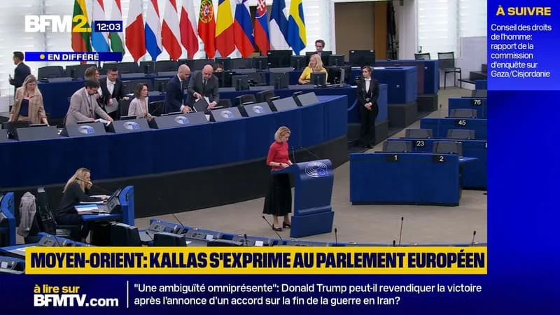 ACCORD IRAN-ÉTATS-UNIS: KAJA KALLAS, LA VICE-PRÉSIDENTE DE LA COMMISSION EUROPÉENNE, AVERTIT QUE « QUE LA PHASE LA PLUS DIFFICILE DE CE PROCESSUS RESTE À VENIR »