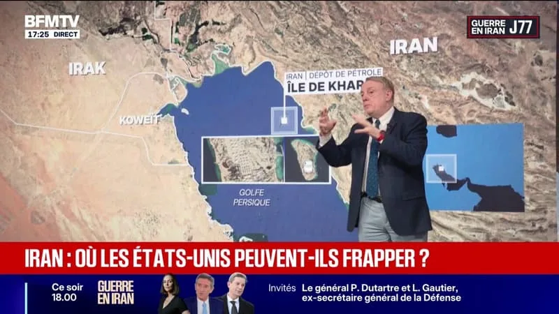 IRAN: LES CIBLES QUE LES ÉTATS-UNIS POURRAIENT FRAPPER