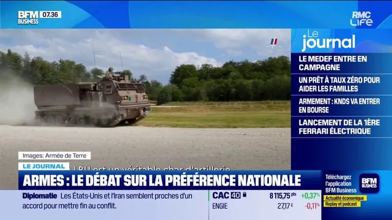 ARMES : LE DÉBAT SUR LA PRÉFÉRENCE NATIONALE