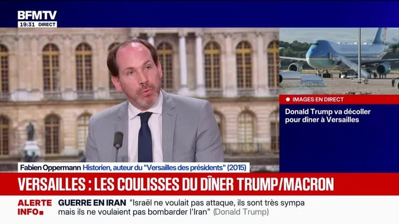 LES DÉTAILS DE LA RÉCEPTION DE DONALD TRUMP AU CHÂTEAU DE VERSAILLES