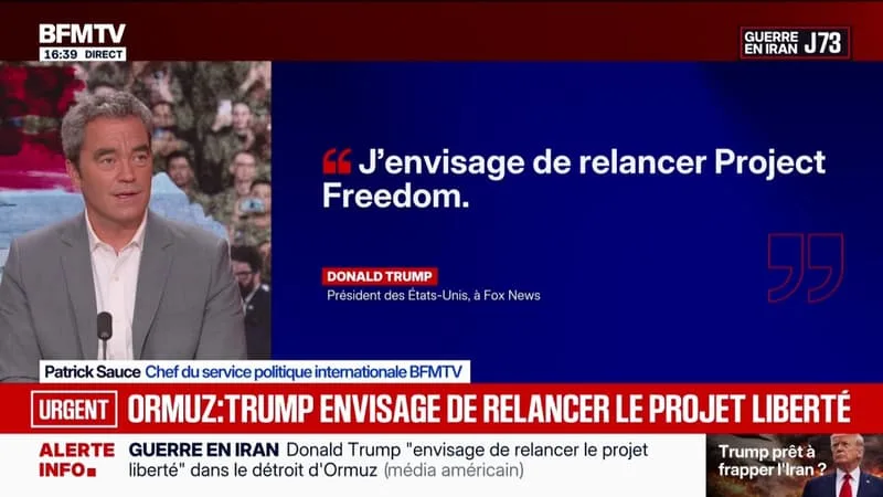 IRAN: DONALD TRUMP « ENVISAGE DE RELANCER LE PROJET LIBERTÉ » DANS LE DÉTROIT D’OMUZ