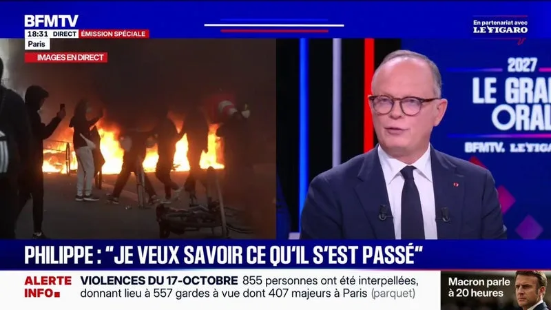 « DANS NOTRE UTILISATION DE LA FORCE FACE AUX PILLEURS, NOUS POUVONS ALLER PLUS LOIN », AFFIRME ÉDOUARD PHILIPPE, CANDIDAT HORIZONS À LA PRÉSIDENTIELLE
