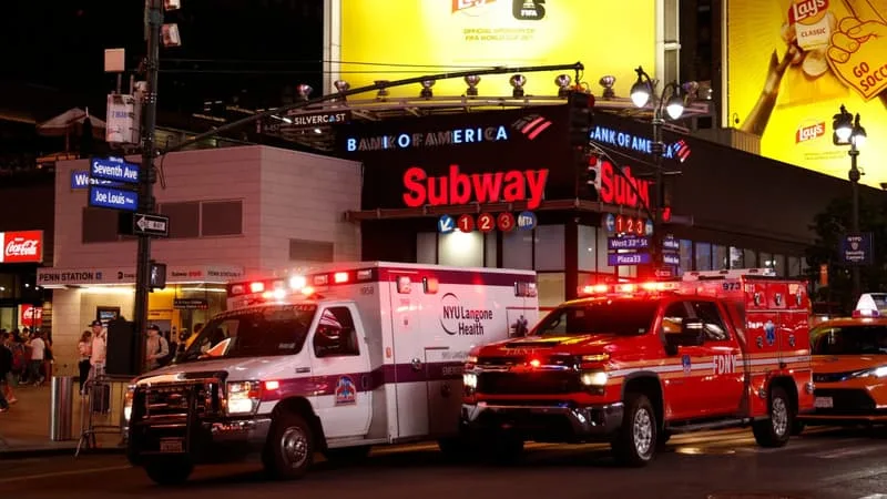 SIX PERSONNES POIGNARDÉES DANS LA GARE PENN STATION À NEW YORK, LE SUSPECT INTERPELLÉ