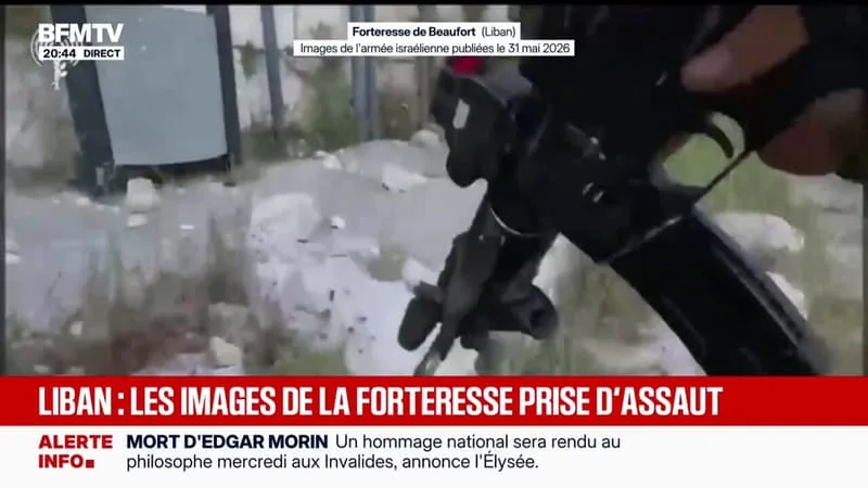 LIBAN: LES IMAGES DE LA FORTERESSE DE BEAUFORT PRISE D’ASSAUT PAR L’ARMÉE ISRAÉLIENNE