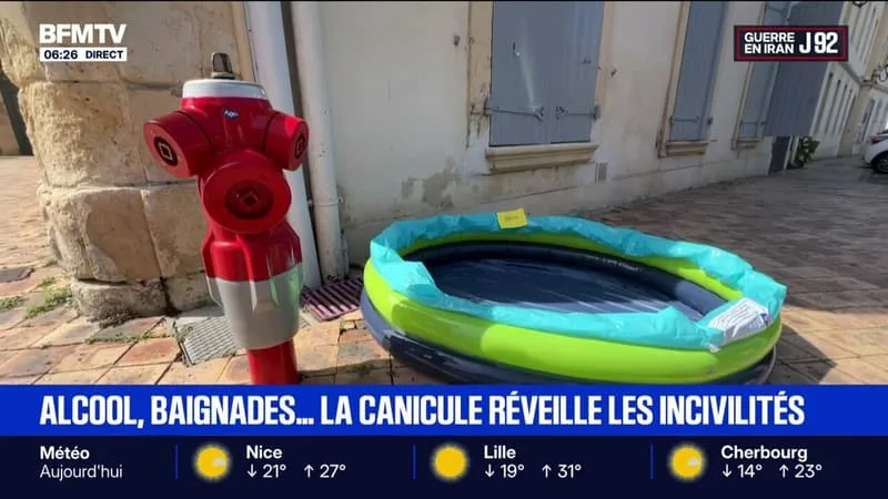 ALCOOL, BAIGNADES… LA CANICULE RÉVEILLE LES INCIVILITÉS
