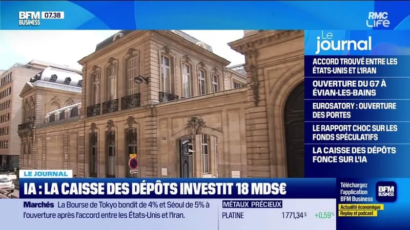 LA CAISSE DES DÉPÔTS INVESTIT 18 MILLIARDS D’EUROS DANS L’IA