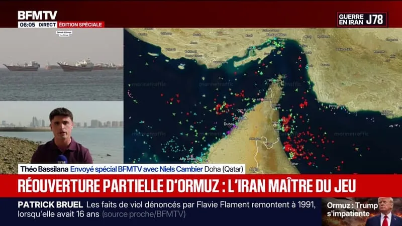 L’IRAN ASSURE QUE LE DÉTROIT D’ORMUZ EST OUVERT À « TOUS LES NAVIRES COMMERCIAUX », À CONDITION QU’ILS « COOPÈRENT » AVEC LES FORCES NAVALES IRANIENNES