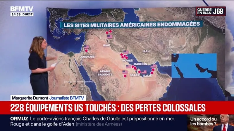 LES ÉCLAIREURS – AU MOINS 228 STRUCTURES OU ÉQUIPEMENTS AMÉRICAINS ONT ÉTÉ TOUCHÉS AU MOYEN-ORIENT, SELON LE WASHINGTON POST