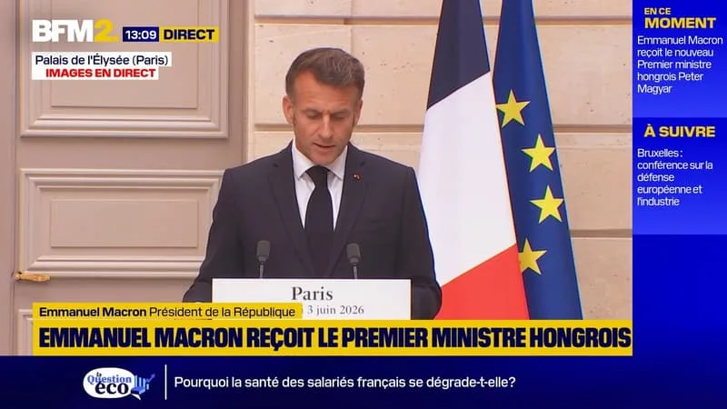 « NOUS DEVONS CONTINUER À METTRE LA PRESSION SUR LA MACHINE DE GUERRE RUSSE », AFFIRME EMMANUEL MACRON