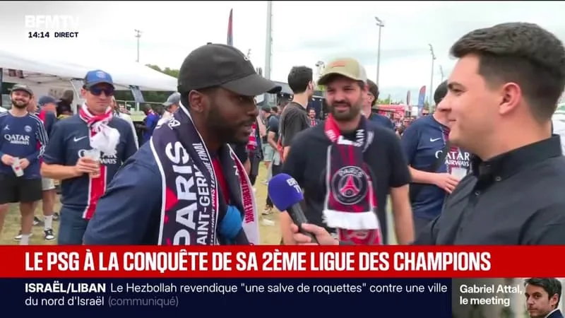 PSG-ARSENAL: L’AMBIANCE MONTE DANS LA FAN ZONE À BUDAPEST
