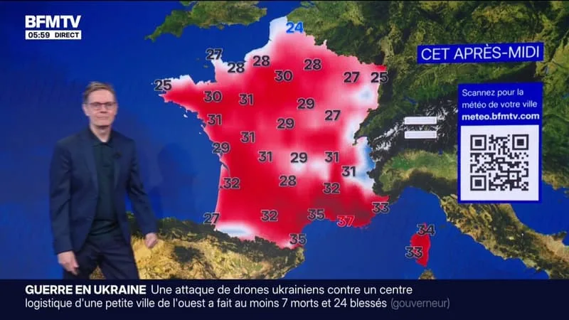 L’ÉPISODE CANICULAIRE RÉGRESSE, 7 DÉPARTEMENTS TOUJOURS EN VIGILANCE ORANGE: LA MÉTÉO DE CE SAMEDI 18 JUILLET