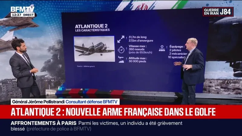 GUERRE AU MOYEN-ORIENT: QU’EST-CE QUE L’ATLANTIQUE 2, L’AVION FRANÇAIS QUI ESCORTE LE NAVIRE BRITANNIQUE HMS DRAGON?