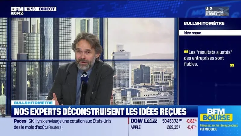 BULLSHITOMÈTRE : « LES « RÉSULTATS AJUSTÉS » DES ENTREPRISES SONT FIABLES » – FAUX RÉPOND CHARLES MONOT – 10/06