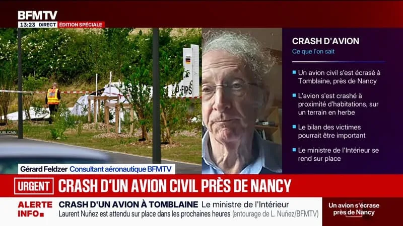 « CES AVIONS SONT DES MONO-TURBINES, QUI TOMBENT TRÈS RAREMENT EN PANNE », EXPLIQUE GÉRARD FELDZER, CONSULTANT AÉRONAUTIQUE BFMTV