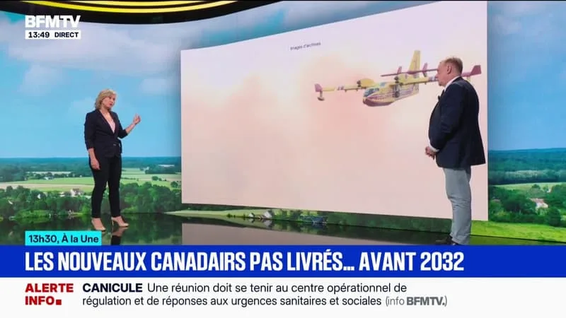 INCENDIES: LES NOUVEAUX CANADAIRS NE SERONT PAS LIVRÉS EN FRANCE AVANT 2032