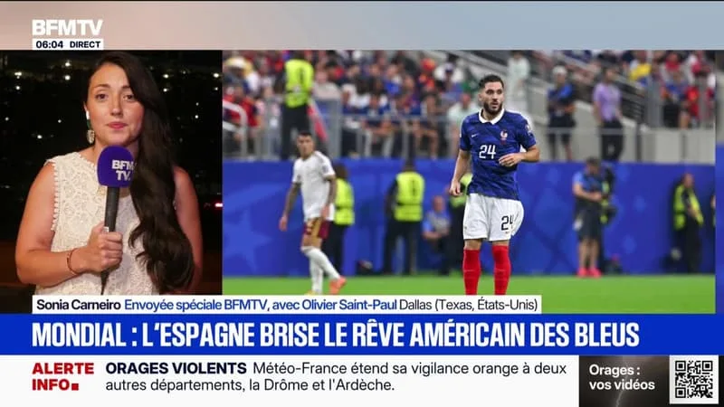 APRÈS SA DÉFAITE 2-0 FACE À L’ESPAGNE, LES BLEUS JOUERONT LA PETITE FINALE DU MONDIAL POUR TENTER DE REMPORTER LA 3E PLACE