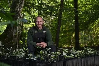 EN BRETAGNE, MATHIEU PLOT FAIT POUSSER LA PREMIÈRE FORÊT ALIMENTAIRE EN FRANCE AVEC 1 500 PLANTS ET 90 ESPÈCES