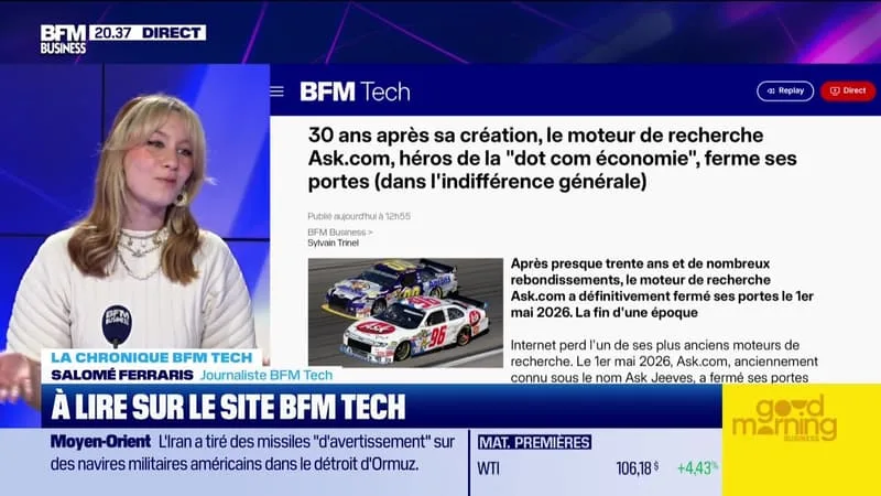 À LIRE SUR LE SITE TECH&CO : 30 ANS APRÈS SA CRÉATION, LE MOTEUR DE RECHERCHE ASK.COM FERME SES PORTES (DANS L’INDIFFÉRENCE GÉNÉRALE), PAR SALOMÉ FERRARIS – 04/05