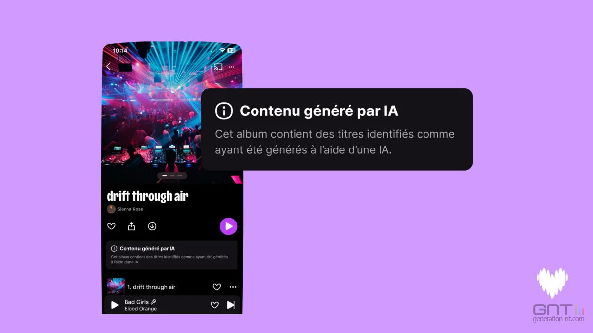 DEEZER EST SUBMERGÉ DE MUSIQUE GÉNÉRÉE PAR IA