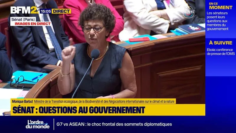 RÉCHAUFFEMENT CLIMATIQUE: « NOUS N’AVONS PAS ÉTÉ À LA HAUTEUR AU NIVEAU MONDIAL », AFFIRME MONIQUE BARBUT, MINISTRE DE LA TRANSITION ÉCOLOGIQUE