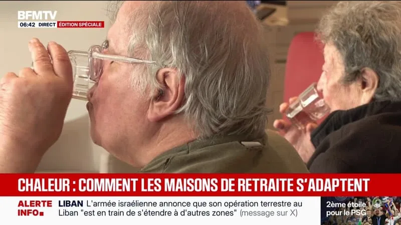 CANICULE: COMMENT LES MAISONS DE RETRAITE S’ADAPTENT AUX ÉPISODES DE CHALEUR