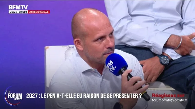 FORUM BFMTV – CANDIDATURE DE MARINE LE PEN À LA PRÉSIDENTIELLE: « SI ELLE VEUT Y ALLER, QU’ELLE Y AILLE », AFFIRME RÉMI, AGENT IMMOBILIER