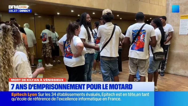 MORT DE KILYAN À VÉNISSIEUX : LE MOTARD RESPONSABLE CONDAMNÉ À 7 ANS DE PRISON