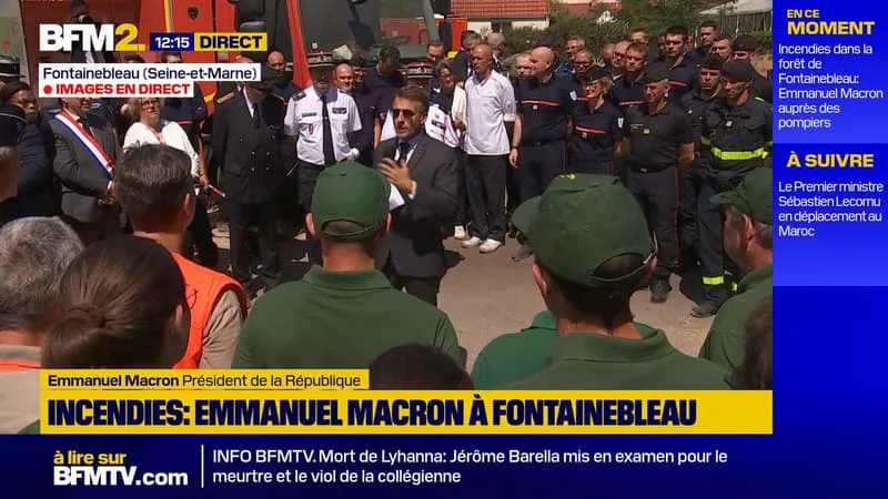 « DEPUIS NEUF ANS, ON RÉARME »: EMMANUEL MACRON BALAYE LA POLÉMIQUE SUR LES CANADAIR