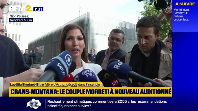 CRANS-MONTANA: « J’AI BESOIN DE COMPRENDRE MAINTENANT L’ÉTAT D’ESPRIT DE JESSICA ET DE JACQUES MORETTI », DÉCLARE LA MÈRE D’UNE VICTIME