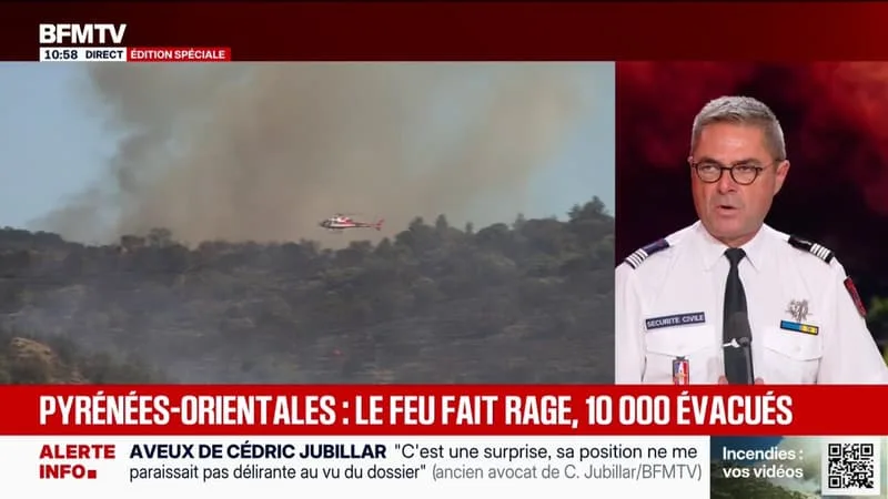 INCENDIES: « NOUS AVONS POUR L’INSTANT DEUX PERSONNES EN URGENCE ABSOLUE, DONT UNE SAPEUR-POMPIER », INDIQUE LE PORTE-PAROLE DE LA SÉCURITÉ CIVILE