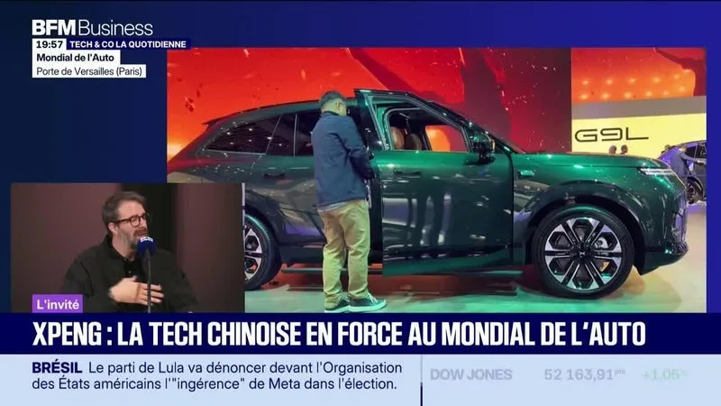 THOMAS RODIER (XPENG FRANCE) : XPENG, LA TECH CHINOISE EN FORCE AU MONDIAL DE L’AUTO – 15/10