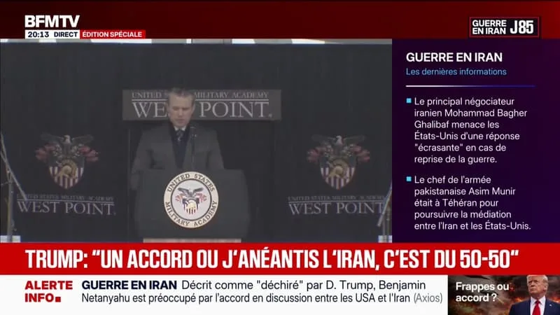 GUERRE AU MOYEN-ORIENT: « NOUS FORMONS UN REMPART INFRANCHISSABLE CONTRE LES ENNEMIS IRANIENS », DÉCLARE PETE HEGSETH