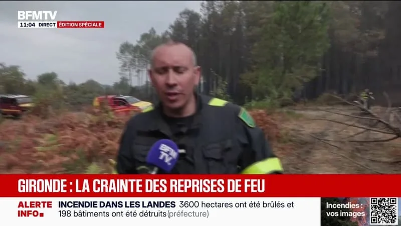 POURQUOI DES BULLDOZERS SONT-ILS MOBILISÉS SUR L’INCENDIE EN GIRONDE?