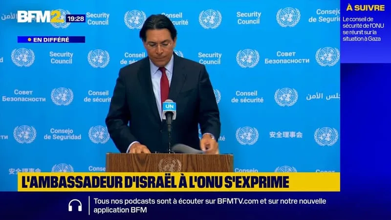 « L’IRAN CHOISIT LE TERRORISME AU LIEU DE LA NÉGOCIATION », DÉCLARE L’AMBASSADEUR ISRAÉLIEN À L’ONU