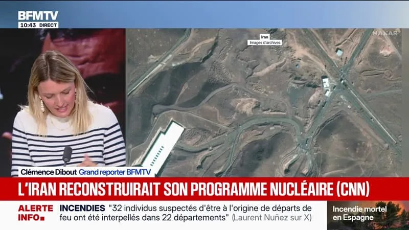 MOYEN-ORIENT: L’IRAN SERAIT EN TRAIN DE RECONSTRUIRE SES INSTALLATIONS NUCLÉAIRE, SELON CNN