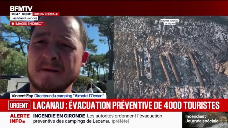 « ON ÉTAIT PRÊT », CONFIE CE DIRECTEUR DE CAMPING À LACANAU APRÈS L’ORDRE D’ÉVACUER