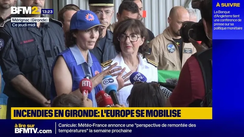 INCENDIES: L’UNION EUROPÉENNE A PU « RÉPONDRE À TOUTES LES DEMANDES » DE L’ENSEMBLE DES PAYS